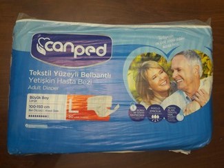 پوشک بزرگسال جان پدcan ped چسبی لارج 30تایی